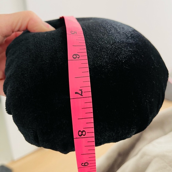 Pumpkin Velvet Decoration color black Weighted(0.11.3oz) 8"x 8” New without tag - Picture 11 of 15